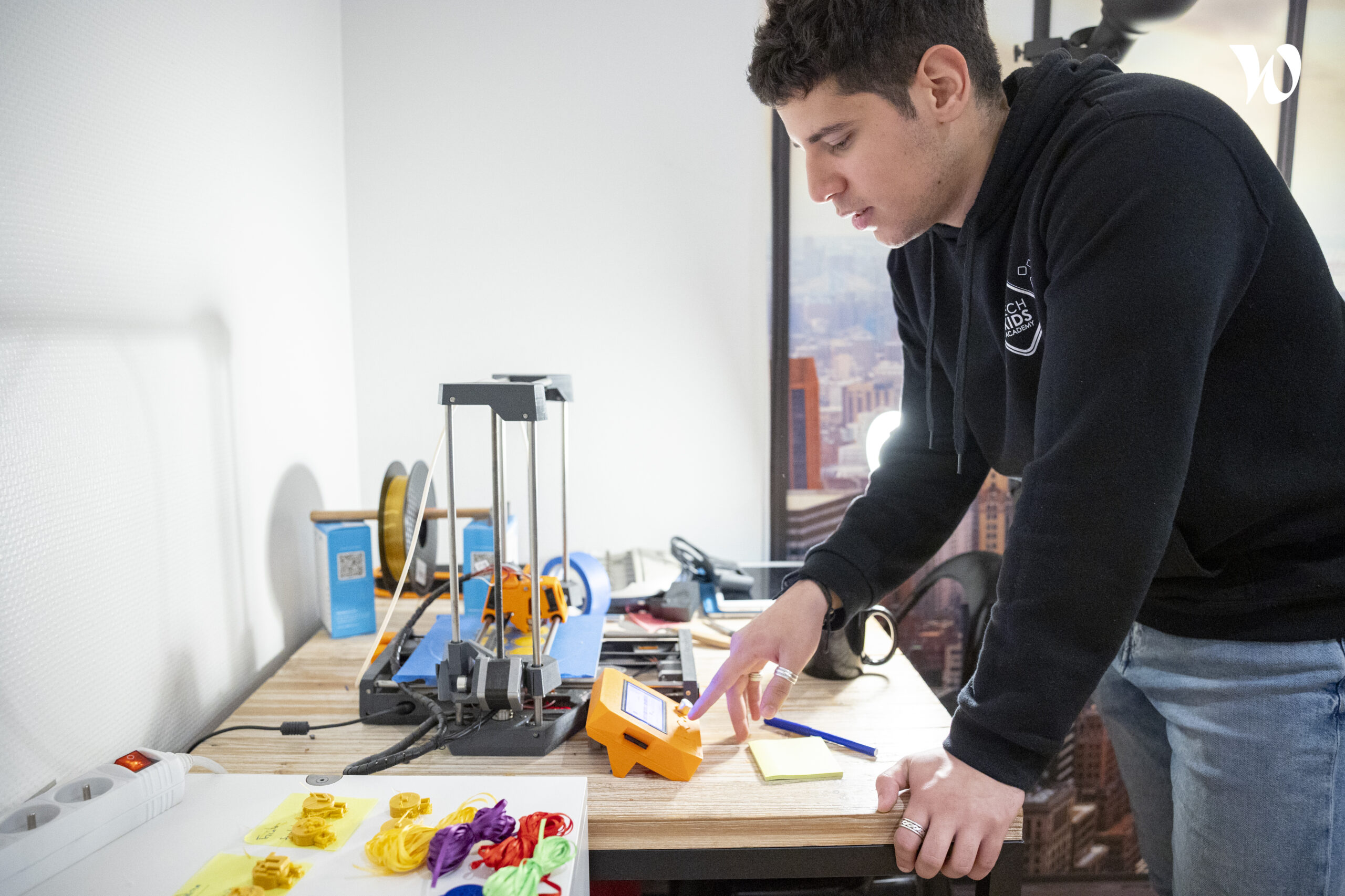 Animateur avec imprimante 3D
