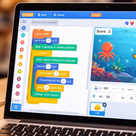 ateliers numériques pour enfants entreprise Scratch