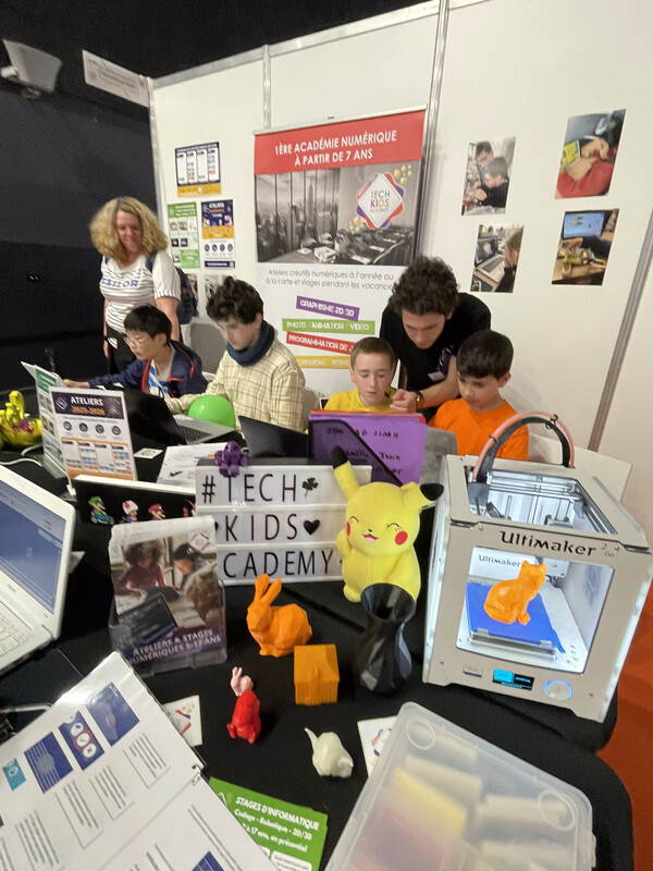 stand techkids ateliers numériques pour enfants en entreprise